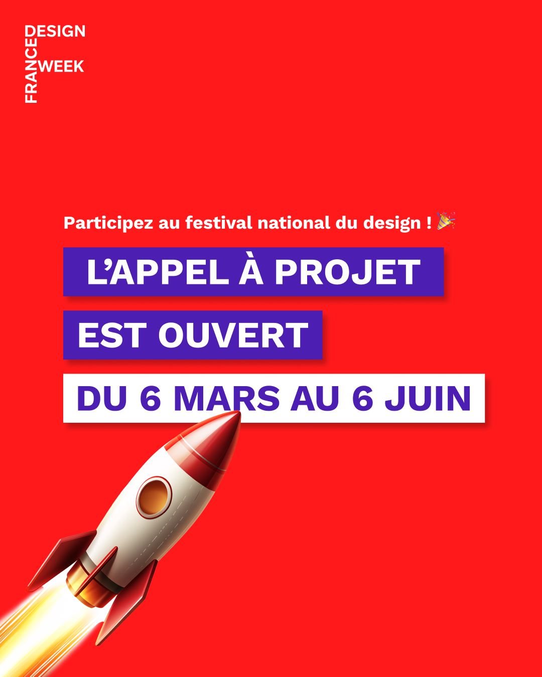 L’appel à projets France Design Week est ouvert !